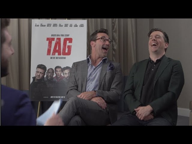 TAG' Cast Interview - Ed Helms, Jeremy Renner, and Jon Hamm on the Charm of  the Movie 