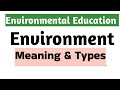 Environment: Meaning and its Types#environment