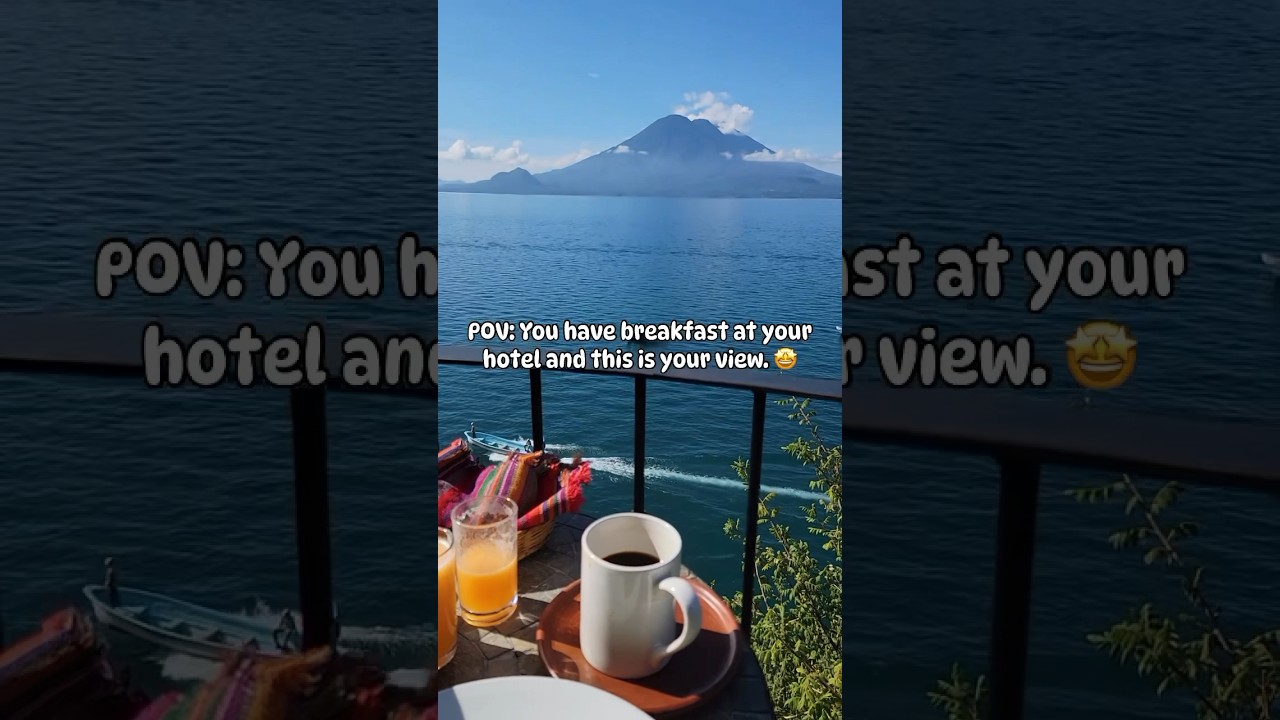 The best view at Lake Atitlán! Check out Casa del Mundo! 