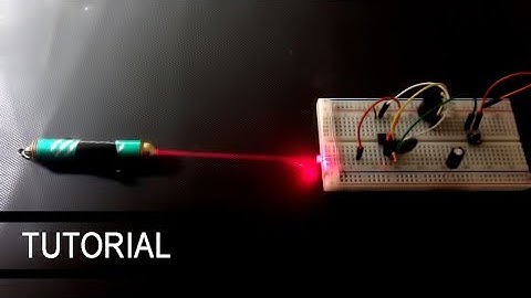 NE555 Laser Light Security Alarm System