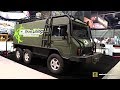 Pinzgauer 712 Bug Out Military Vehicle with Rhino Linings Protection - Walkaround - SEMA 2016