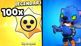 LUCKIEST 100x STARR DROPS IN BRAWL STARS!