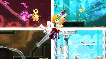 RAYMAN ADVENTURES IPAD GAME - Adventure 123 (Platform, Retro game play)