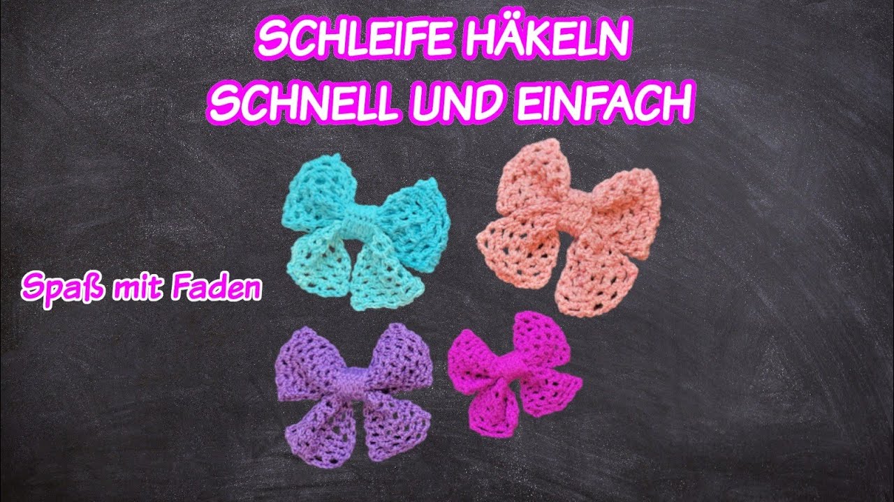 SCHLEIFE HÄKELN - SCHNELL UND EINFACH