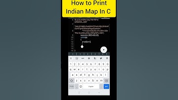 How Print Indian Map In C 😲 #coding #programming #youtubeshorts #viralshort #viralshorts #viral