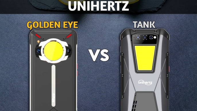 Unihertz Golden Eye - 5G Slim Rugged Camping Light Smartphone for Explorers