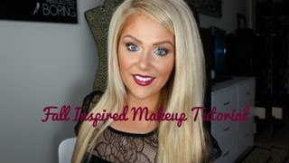 Fall Makeup Tutorial: Bold Lip and Simple Eye