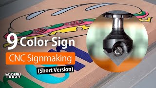 Making A 9 Color Sign Short Version Toolstoday