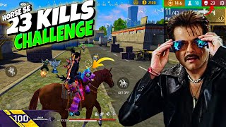 Solo VS Squad Horse Riding & 23 KILLS Challenge 😱 OP Game - Neel Gaming