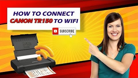Connect Canon TR150 To WiFi | Canon TR150 Wireless Setup | Canon Printer Wireless Setup | DSK