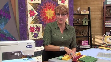 Lone Star Quilt #3 - Pressing the Seams Open Tip
