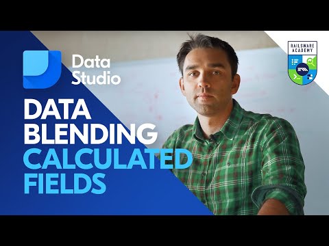 Google Data Studio - Data Blending & Calculated Fields | Data Analytics | Railsware Academy