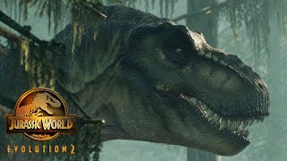 The T.Rex Family - The World of DOMINION || Jurassic World Evolution 2 [4K]