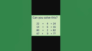 Can you solve this? Number Brain Teaser #puzzle Number #Missing Number #puzzle #shorts #shortvideo