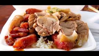 Most busy Knife Grandpa Thin Duck Pork Food - Macau Street Food - Foodie