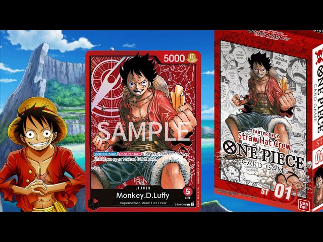 one piece card game st01 Amazon.com: BANDAI One Piece TCG:Straw Hat Crew Starter Deck ST-01Japanese  : Toys & Games