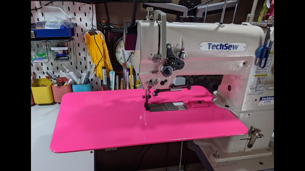 Aluminum Table Installation on a Cylinder Arm Sewing Machine