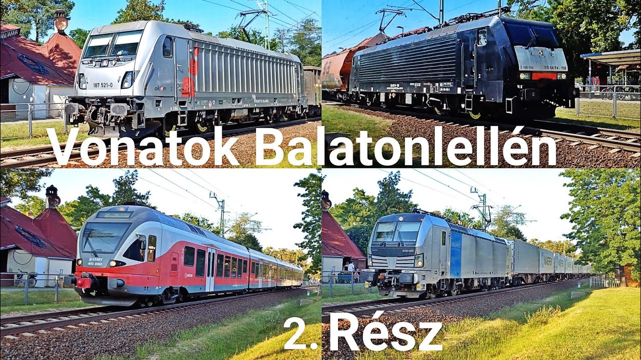 Vonatok Balatonlellén #2