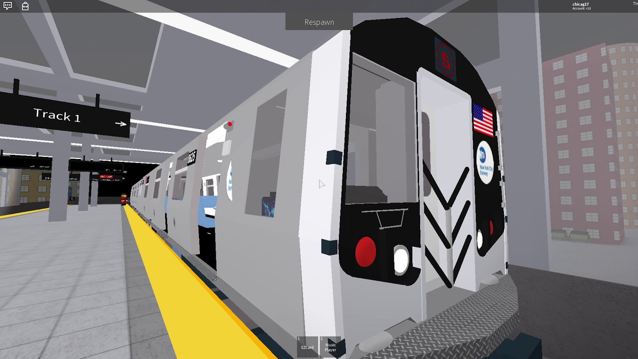 Roblox Subway Testing Rare R160 S Train Ride Youtube - r160 train roblox