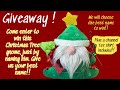 Get your Dollar Tree Supplies now so you can make this cute Christmas Tree Gnome. Plus a giveaway!