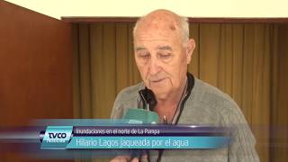 Hilario Lagos jaqueada por el agua -  Norberto Rodriguez (Intendente)