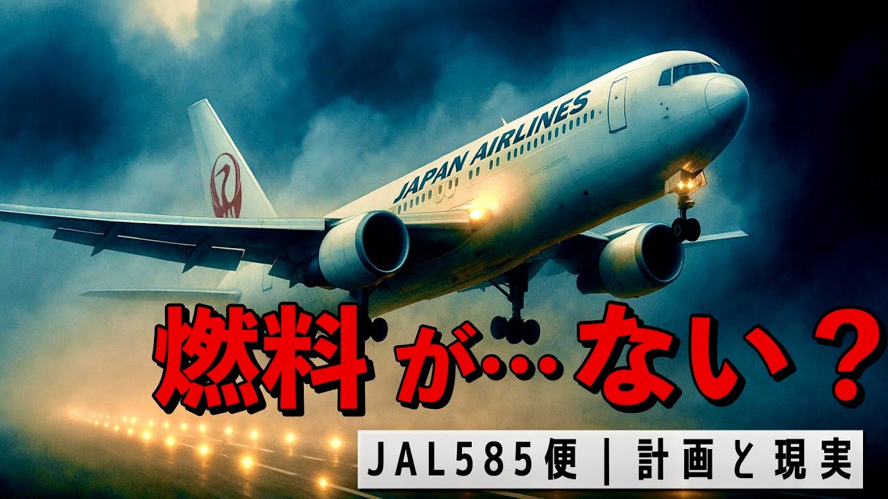 【緊急事態】悪天候、燃料切れ。JAL585便の向かった先は？？