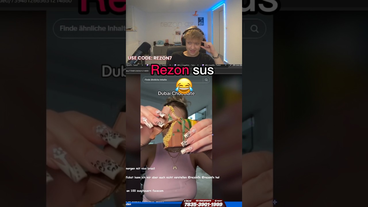 😂Rezon schaut Tiktok von seiner Freundin😂         