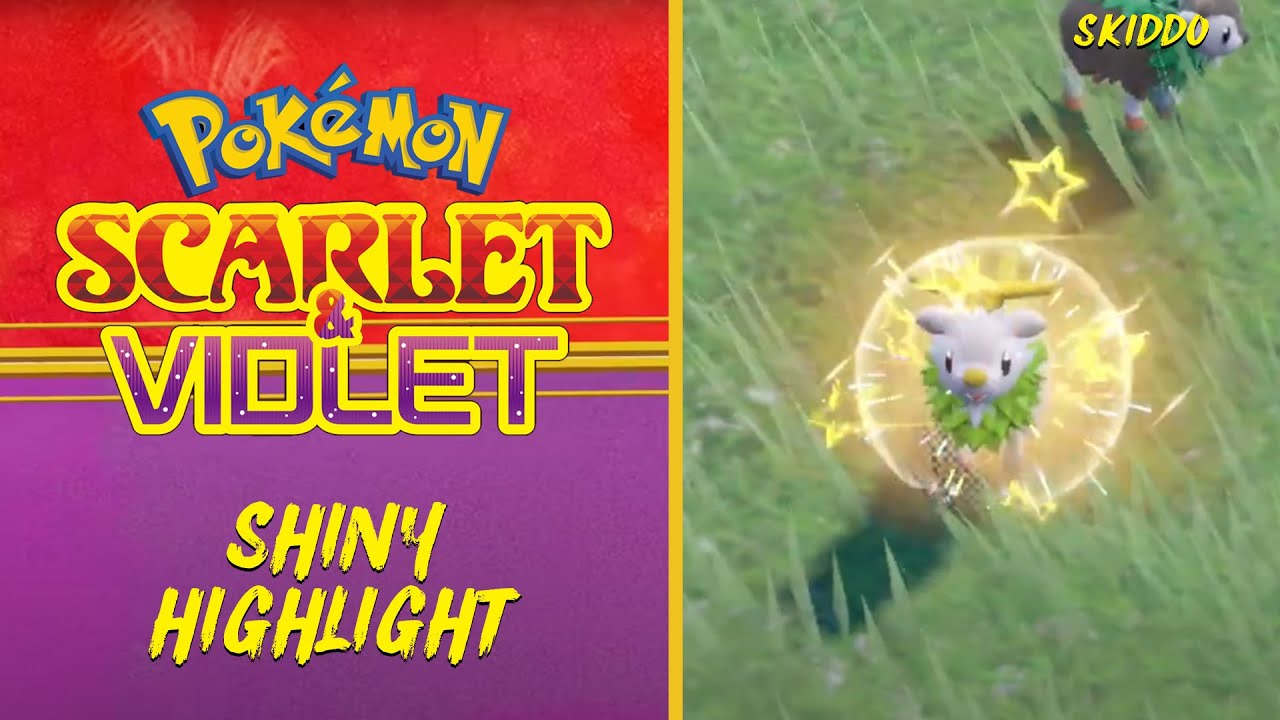 Shiny Skiddo REACTION! - Pokemon Scarlet and Violet