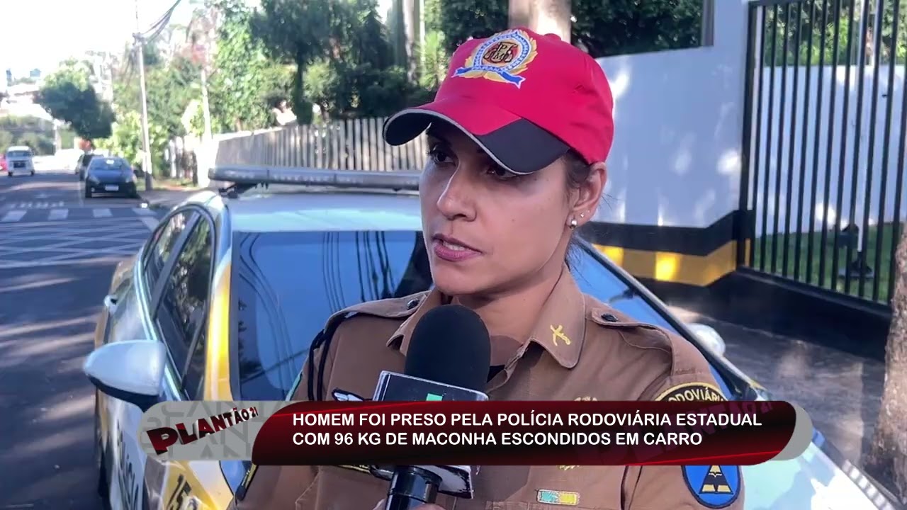 HOMEM FOI PRESO PELA PRE COM 96 KG DE MACONHA ESCONDIDOS EM CARRO EM ROLÂNDIA