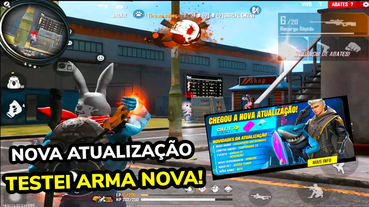 FIZ O BUG PRA DEIXAR O PERSONAGEM MUITO PEQUENO NO FREE FIRE 