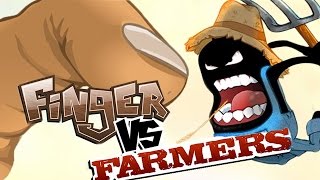 Finger Vs Farmers - THE BRUTAL FINGER! - (Flash Game) screenshot 4