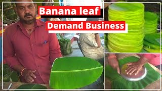 banana leaf business ideas in tamil | Plastic Free Produce Banana Leaf Plate and Cup | leaf Export