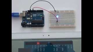 ArduinoCommander - "PWM JavaScript generator" feature with LED