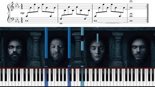 Light of the Seven - Game of Thrones - FULL Piano Tutorial & Sheet Music