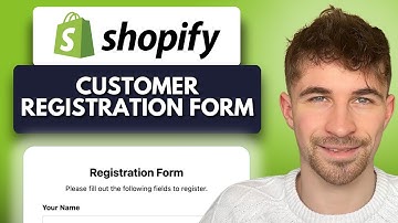 How to Add a Customer Registration Form to Shopify (2025)