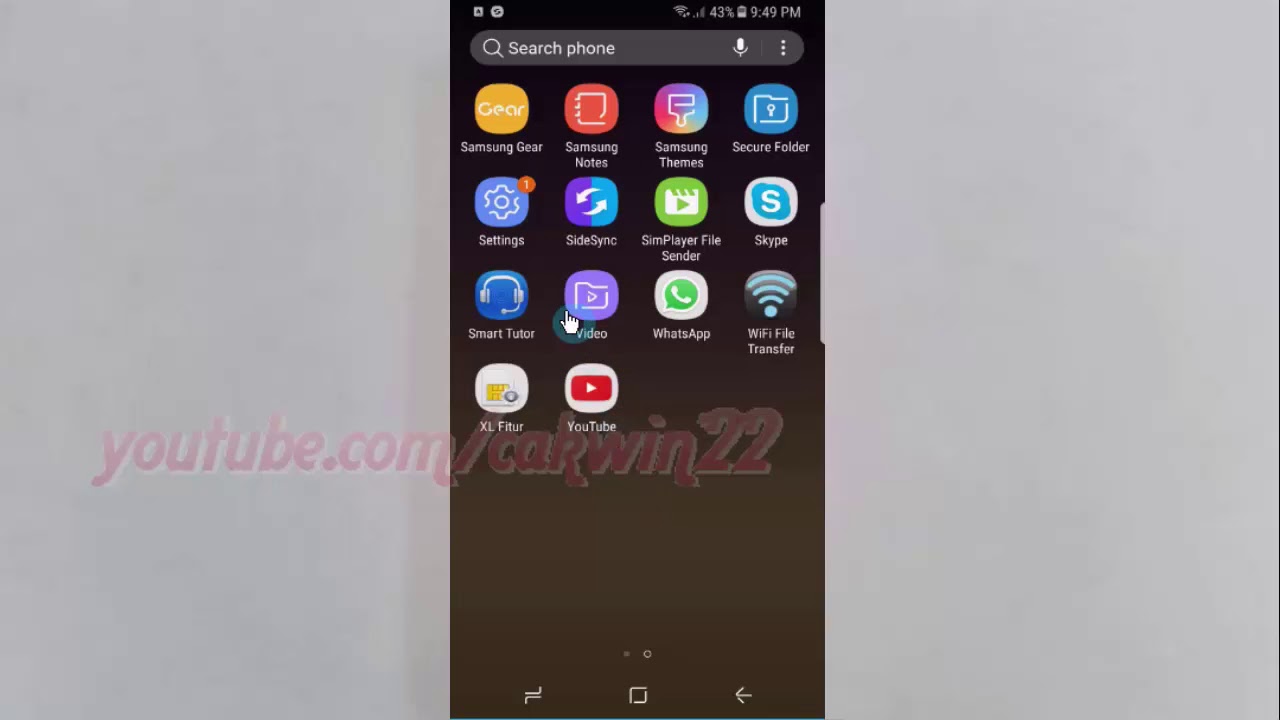 Android Nougat : How to Enable or Disable Quick launch Camera on Samsung Galaxy S8 or S8+