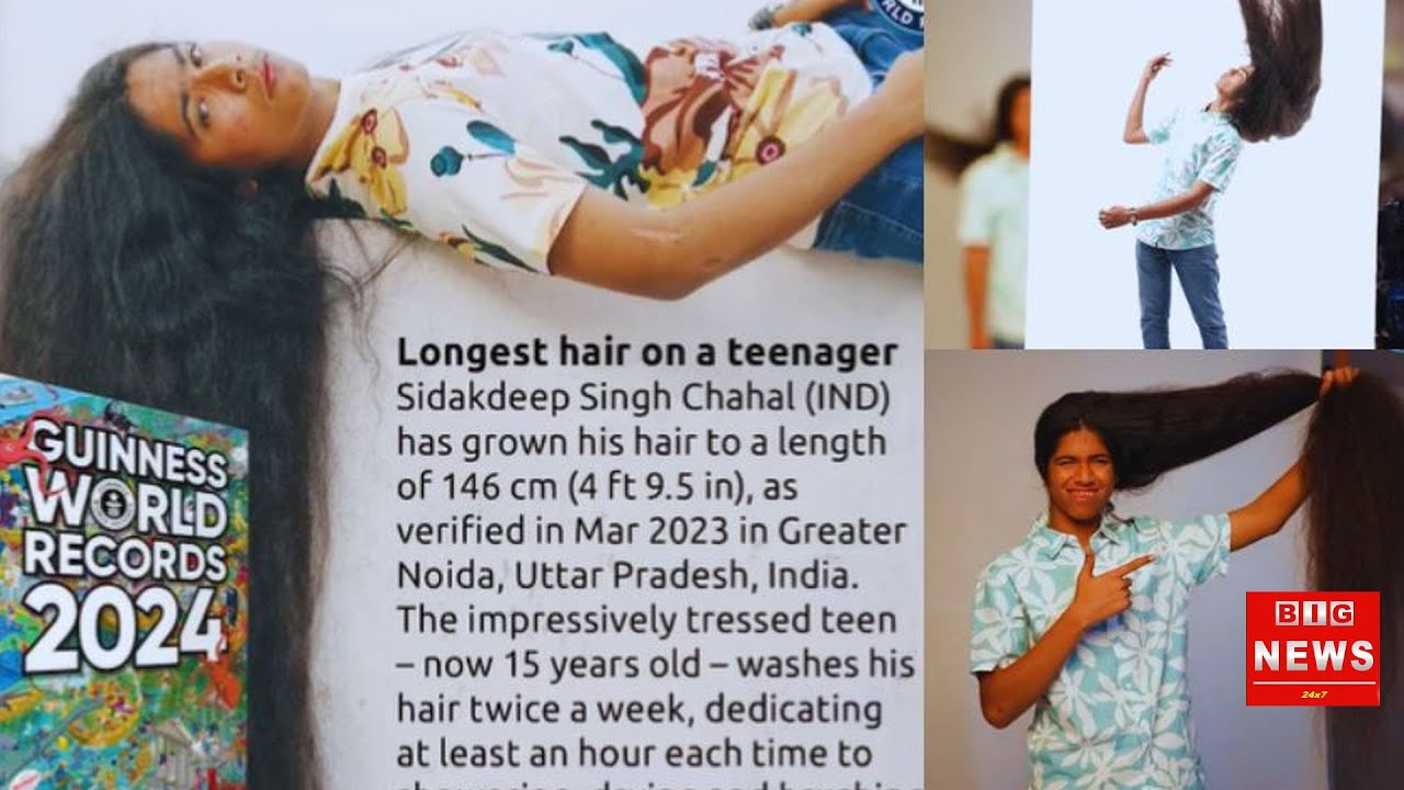 Sidakdeep Singh Chahal sets Guinness World Record for having longest hair