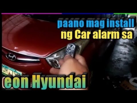 HOW TO INSTALL CAR ALARM INTO EON HYUNDAI