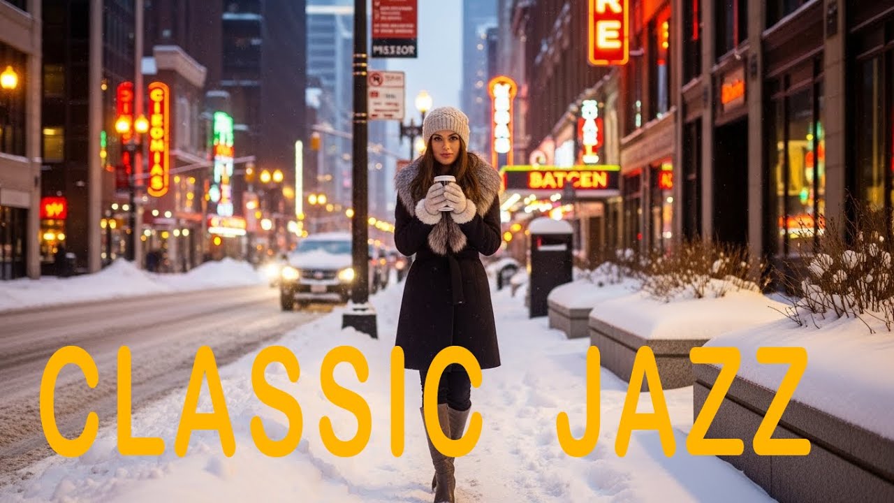 Soothing Snow Jazz ❄️ Instrumental Chill Music for Deep Work, Study or Sleep