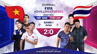 Cris Phan dùng Hùng Dũng +10 ghi siêu phẩm đánh bại người Thái - FIFA eChallenger VN vs TH - Game 1