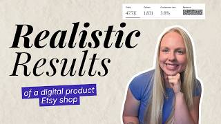 How much I made in my 12th & 13th month on Etsy (Digital Products)