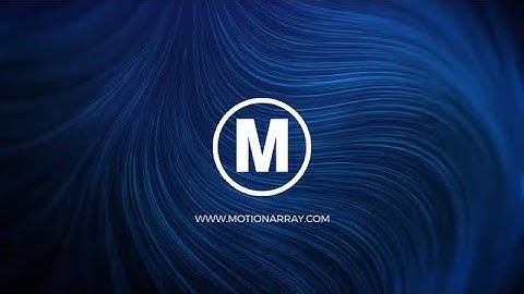 Elegant Lines Logo Reveal After Effects Templates