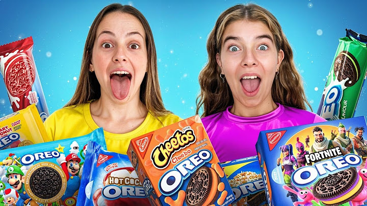 PROBANDO LAS OREOS MAS RARAS DEL MUNDO FT. @delfipalladinoo