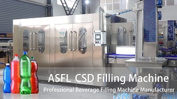 Automatic rinsing filling capping 3 in 1 carbonated soft drink filling machine.