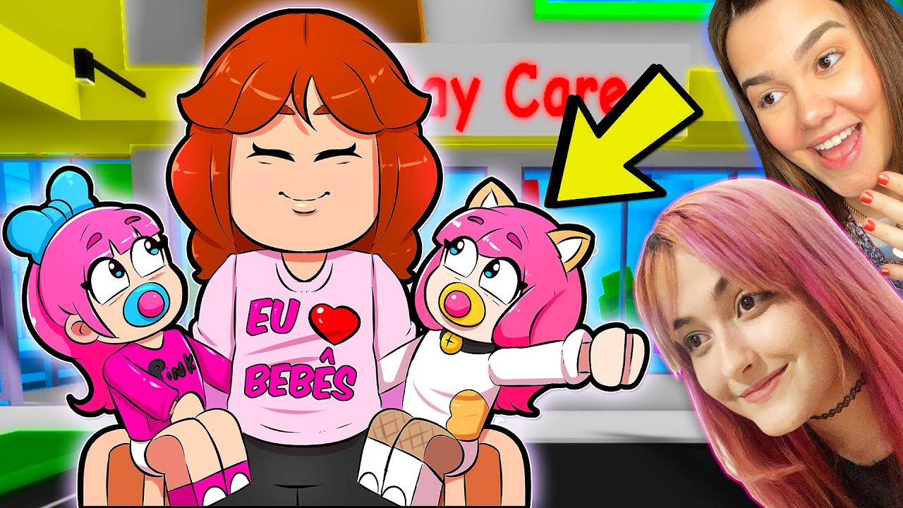 BEBÊS NO BROOKHAVEN 👶 - 🎀 PAPILE E MIAUZINHA 🐱 *DUAS FACECAMS* 😍 - HISTORINHA ROBLOX