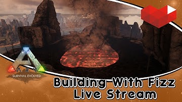 ARK: Live Step by Step Building w/ Fizz :: The Lava Flying Arena & 100th Build Video!!!!