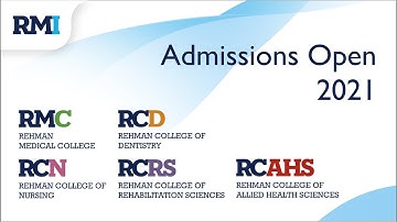 Admissions Open- 2021 | RMI