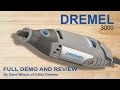 Dremel 3000 "FULL Review" Unpack & Demo  in HD