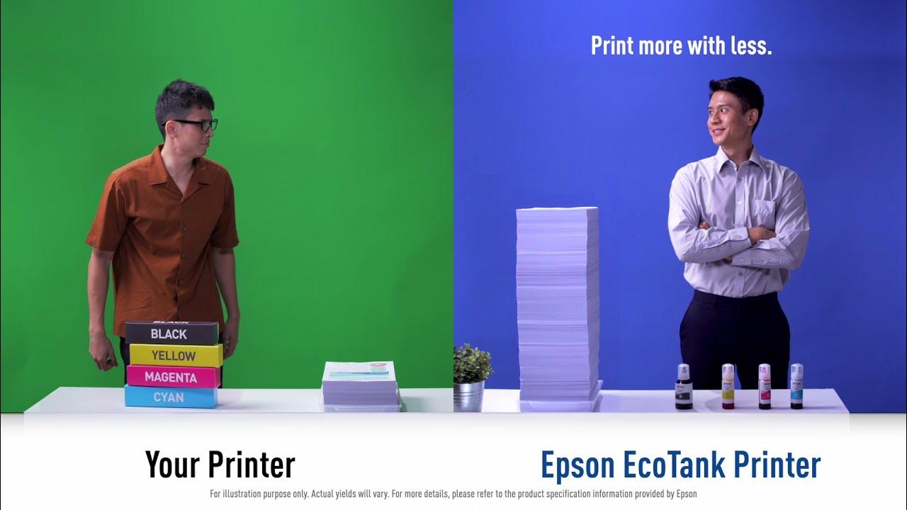 EcoTank vs Laser Printers High Page Yield (SOHO) YouTube