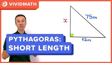 Using Pythagoras Formula: Shorter Length - VividMath.com